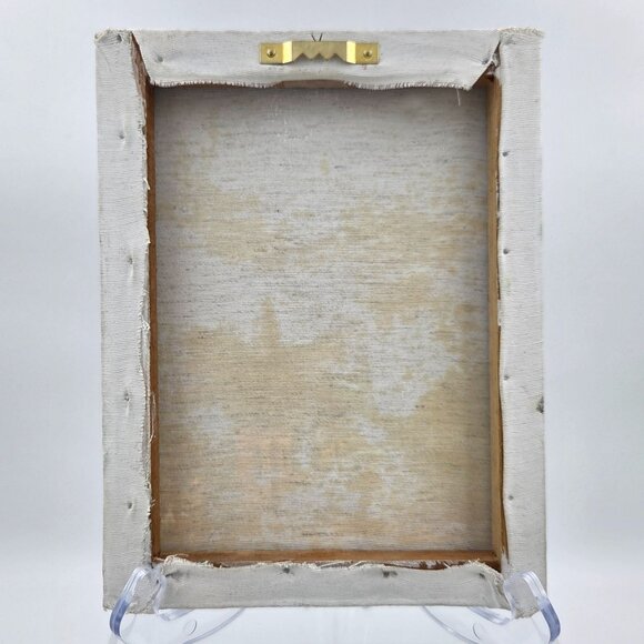 South American Painting Arist Signed Miquilena Original Set of 2 - Picture 4 of 8